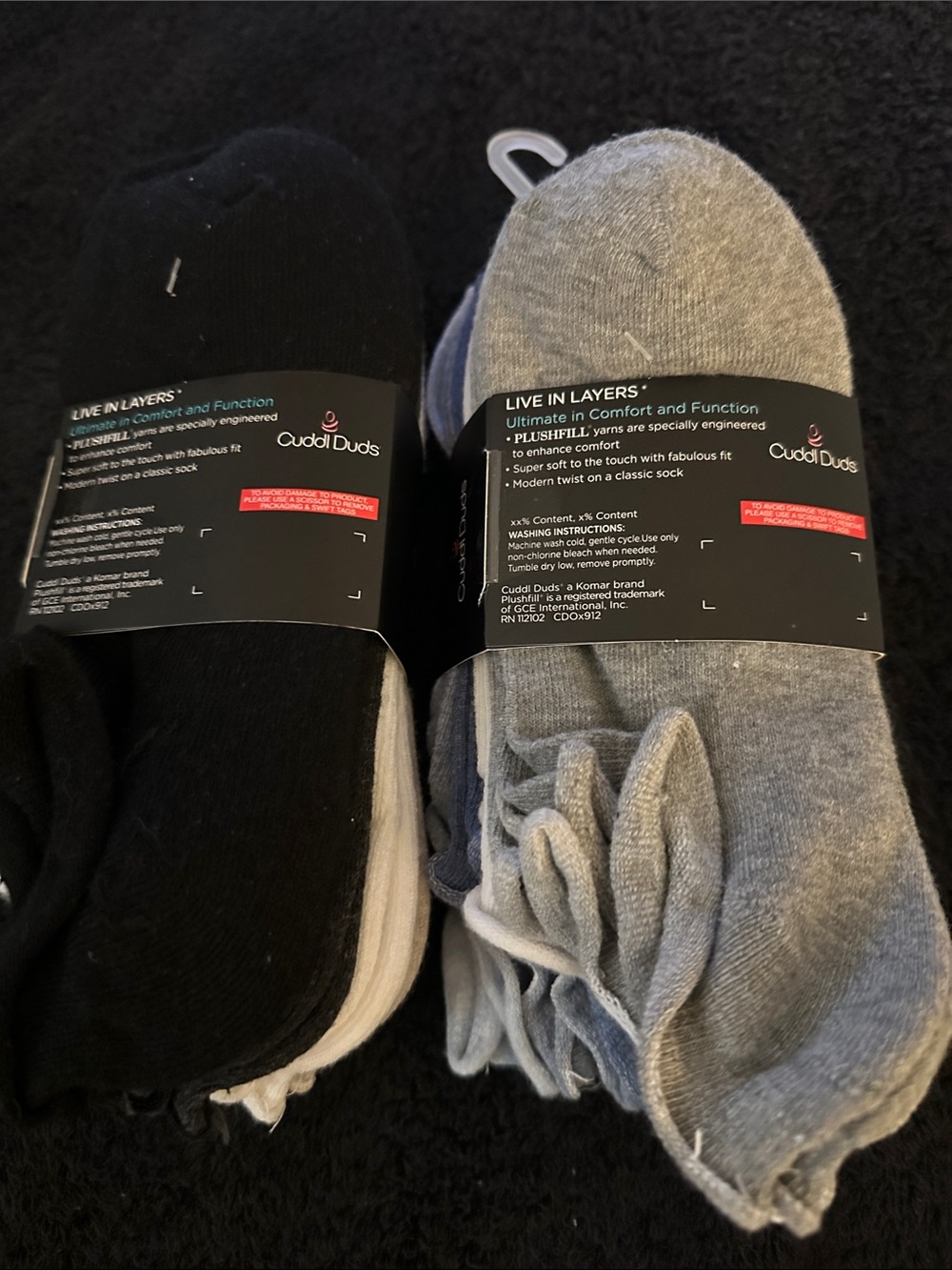 Cuddl Duds No-Show Socks Woman’s Shoe Size 4-10 NWT 12 Pair - Picture 4 of 4